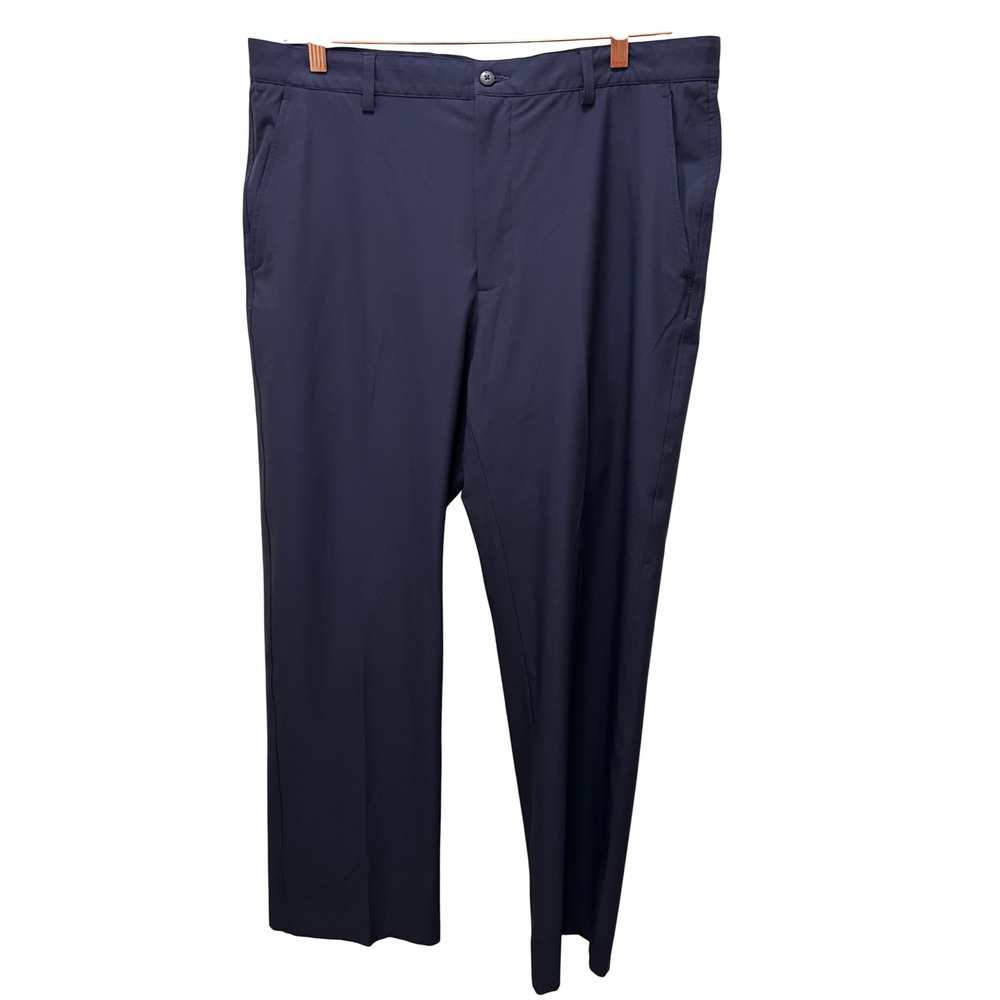 FJ FootJoy Golf Pants Mens 36x31 Navy Blue Lightweight Performance Stretch